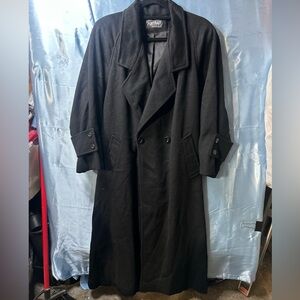 Portrait Black woman Overcoat